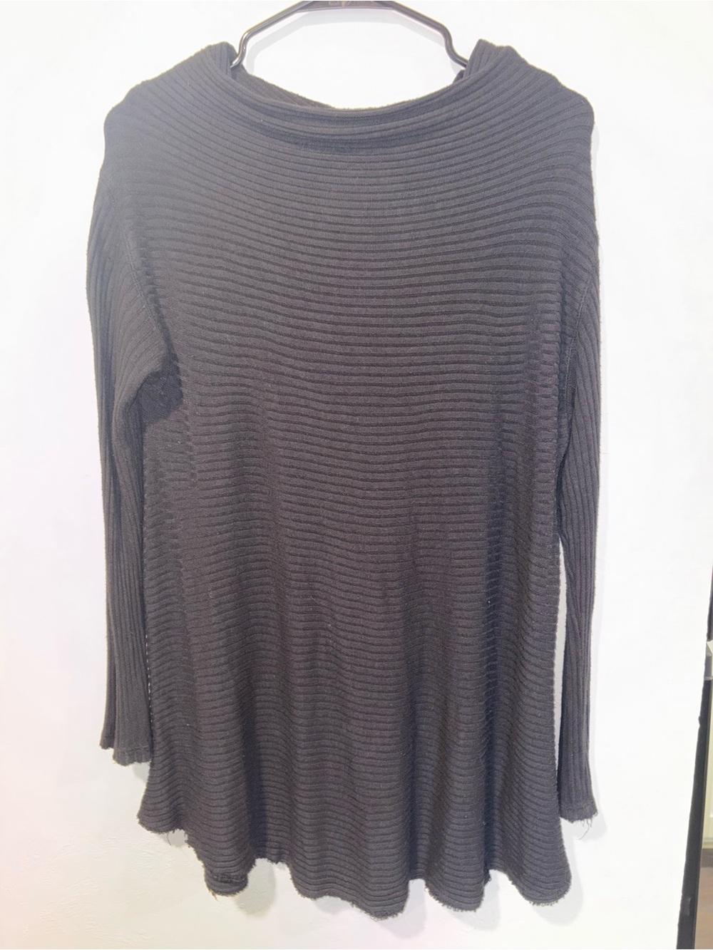 We The Free Lovers Rib Split-Back Tunic Top
